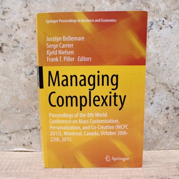 Springer Managing Complexity: Proceedings of the 8th World Conference Book - Picture 1 of 4